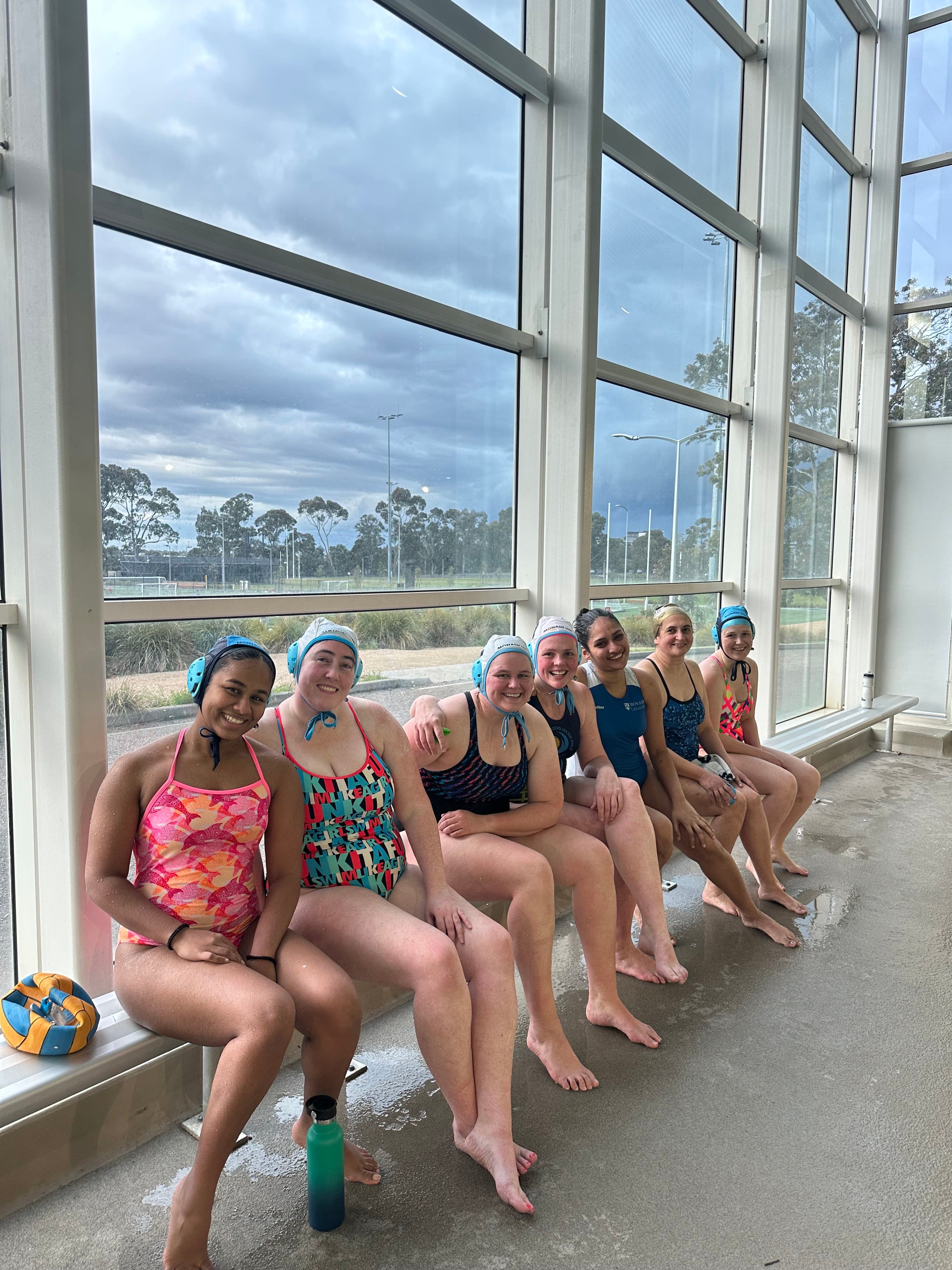Women's team at Doug Ellis Pool